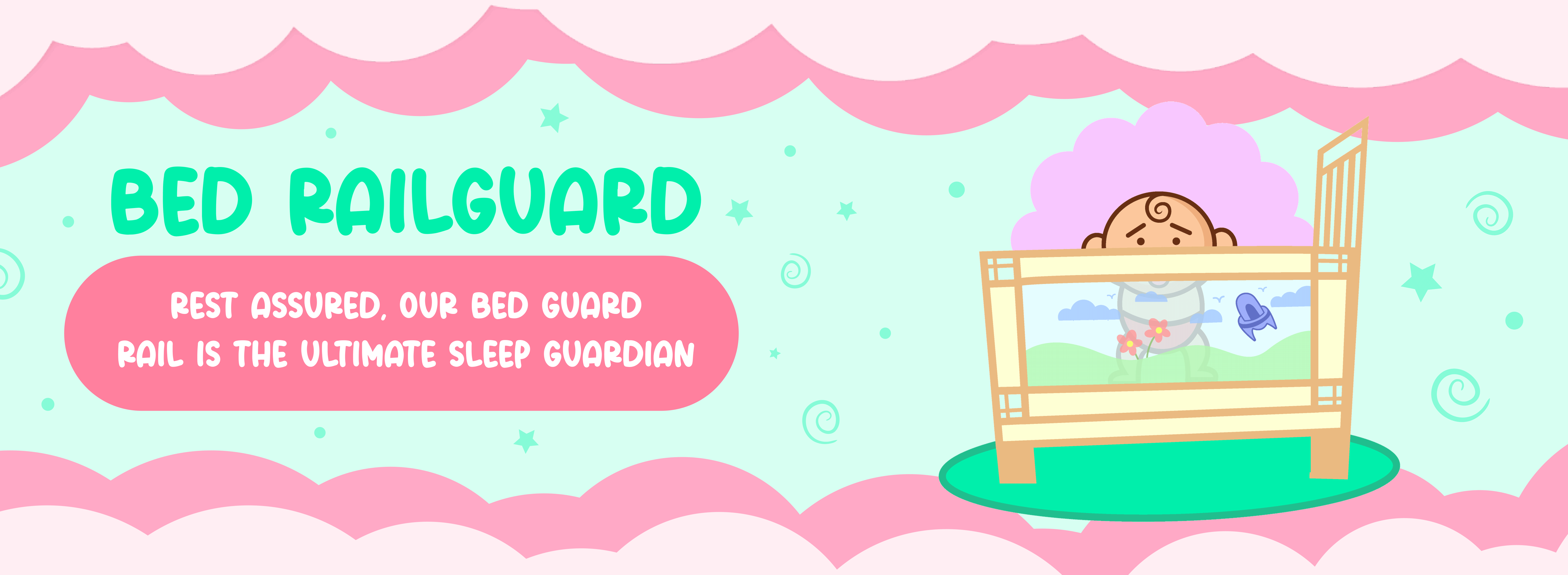 Bed Rail Guard Lilskart bed-rail-guard-lilskart