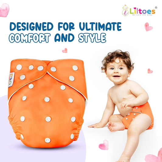 Pro Cloth Diaper (Orange)