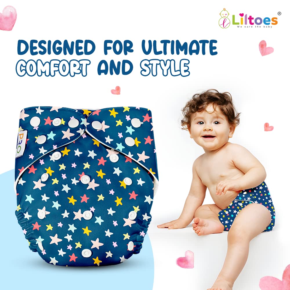 Pro Cloth Diaper (Blue Star)