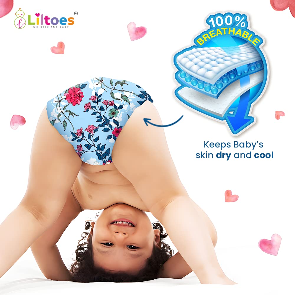 Pro Reuseable Cloth Diaper Flower Printed