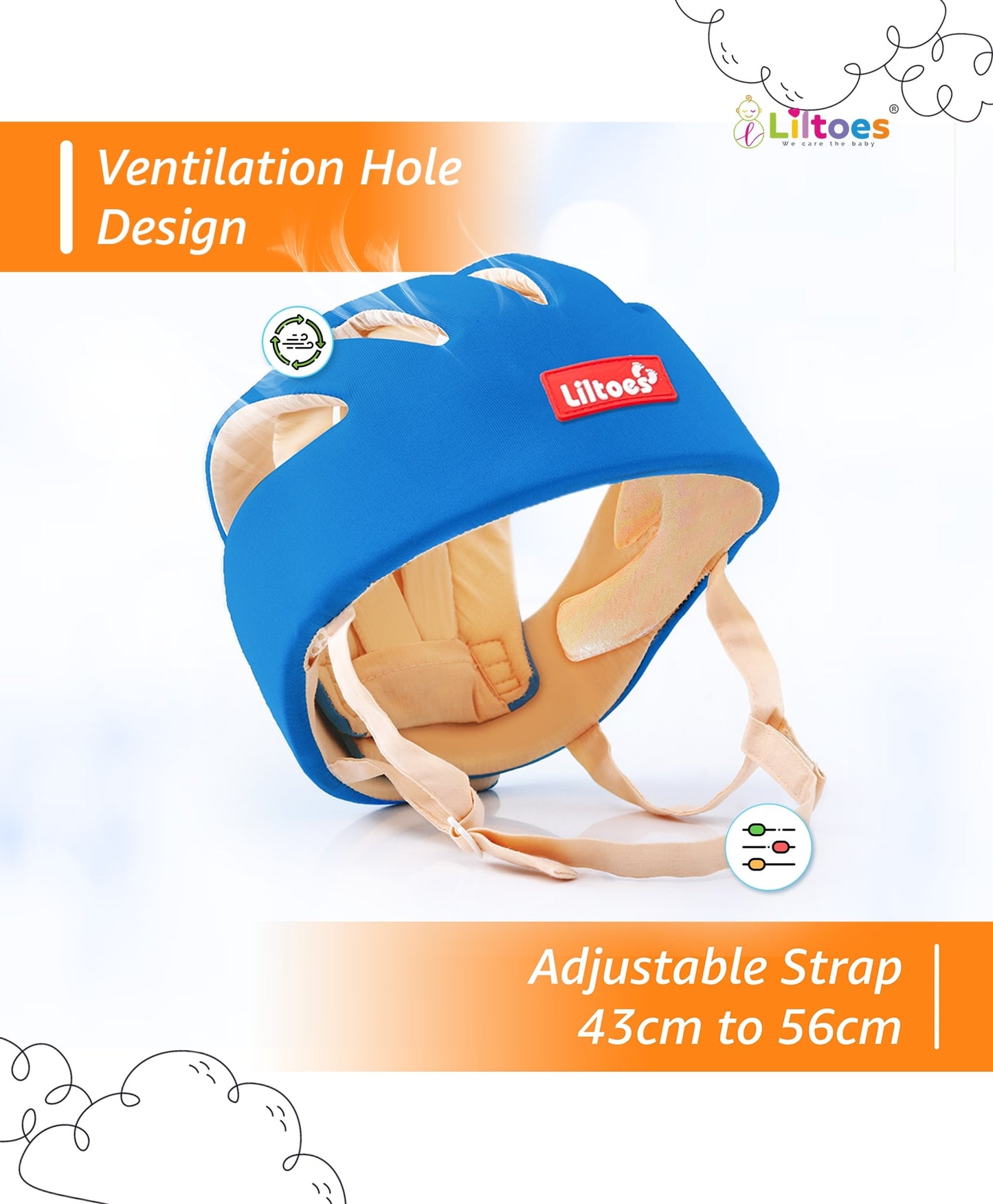 Baby Head Protector (Royal Blue)