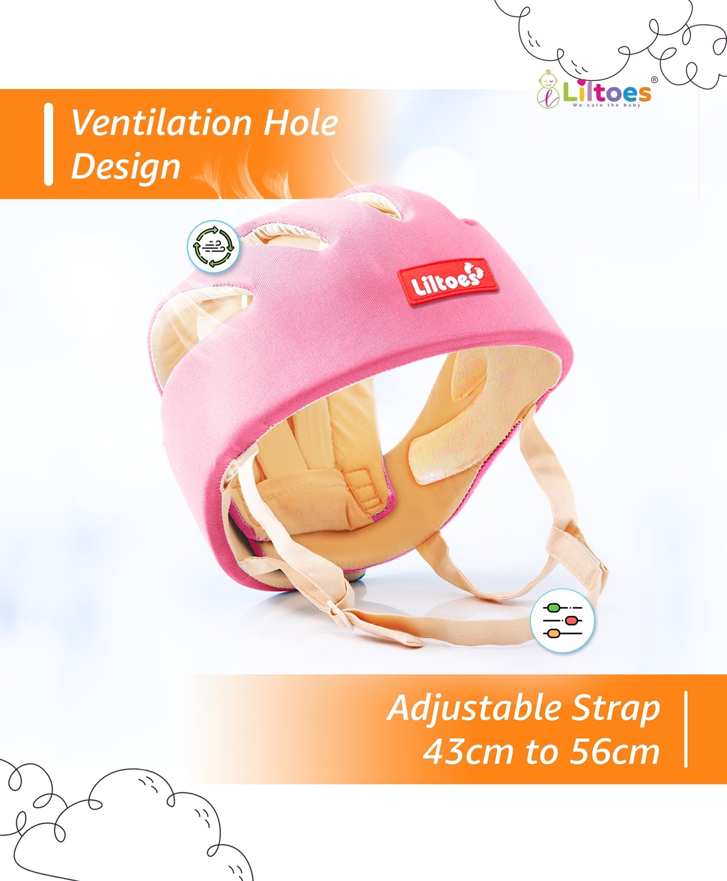 Baby Head Protector (Pink)