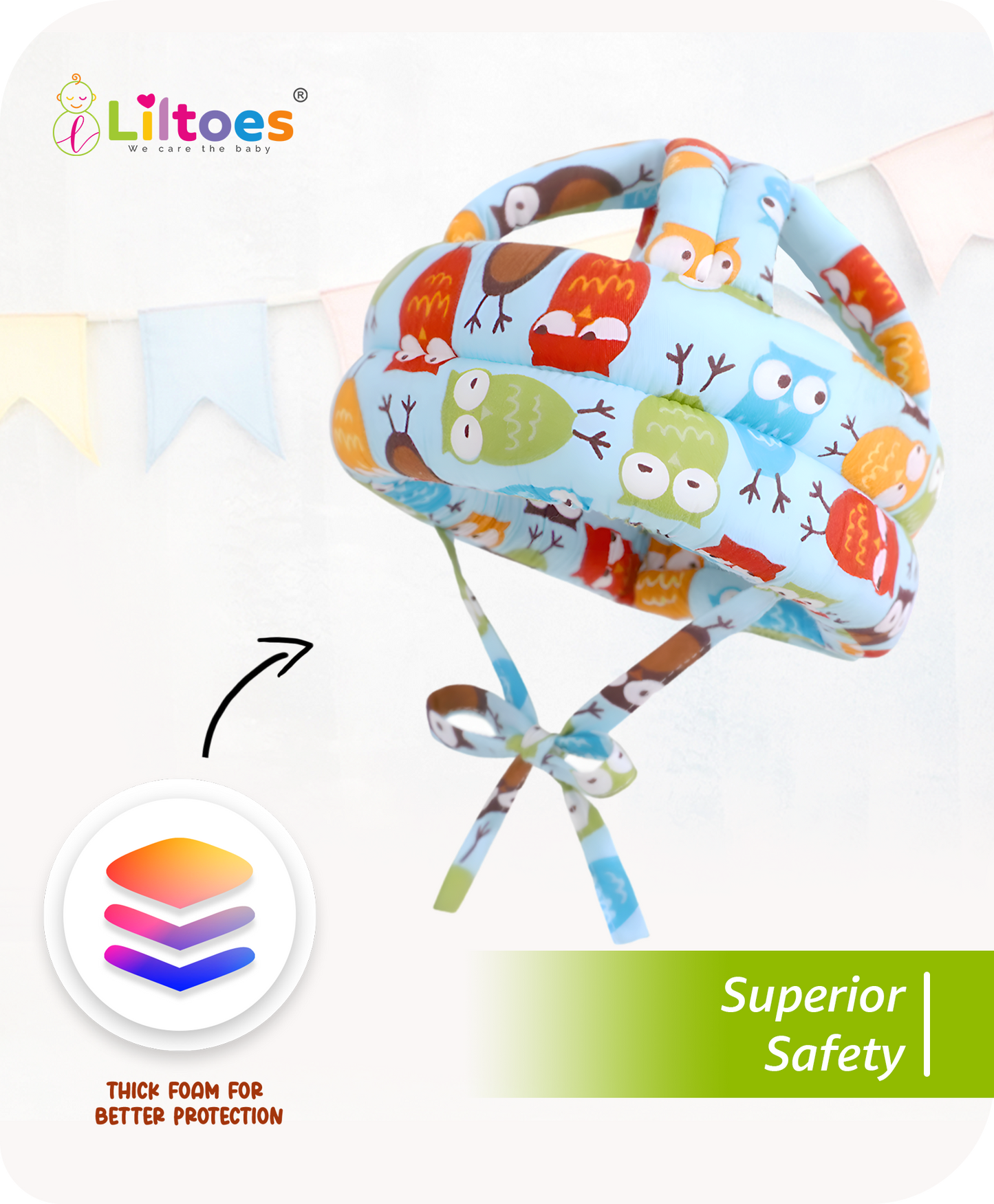 Baby Head Protector (Owl)