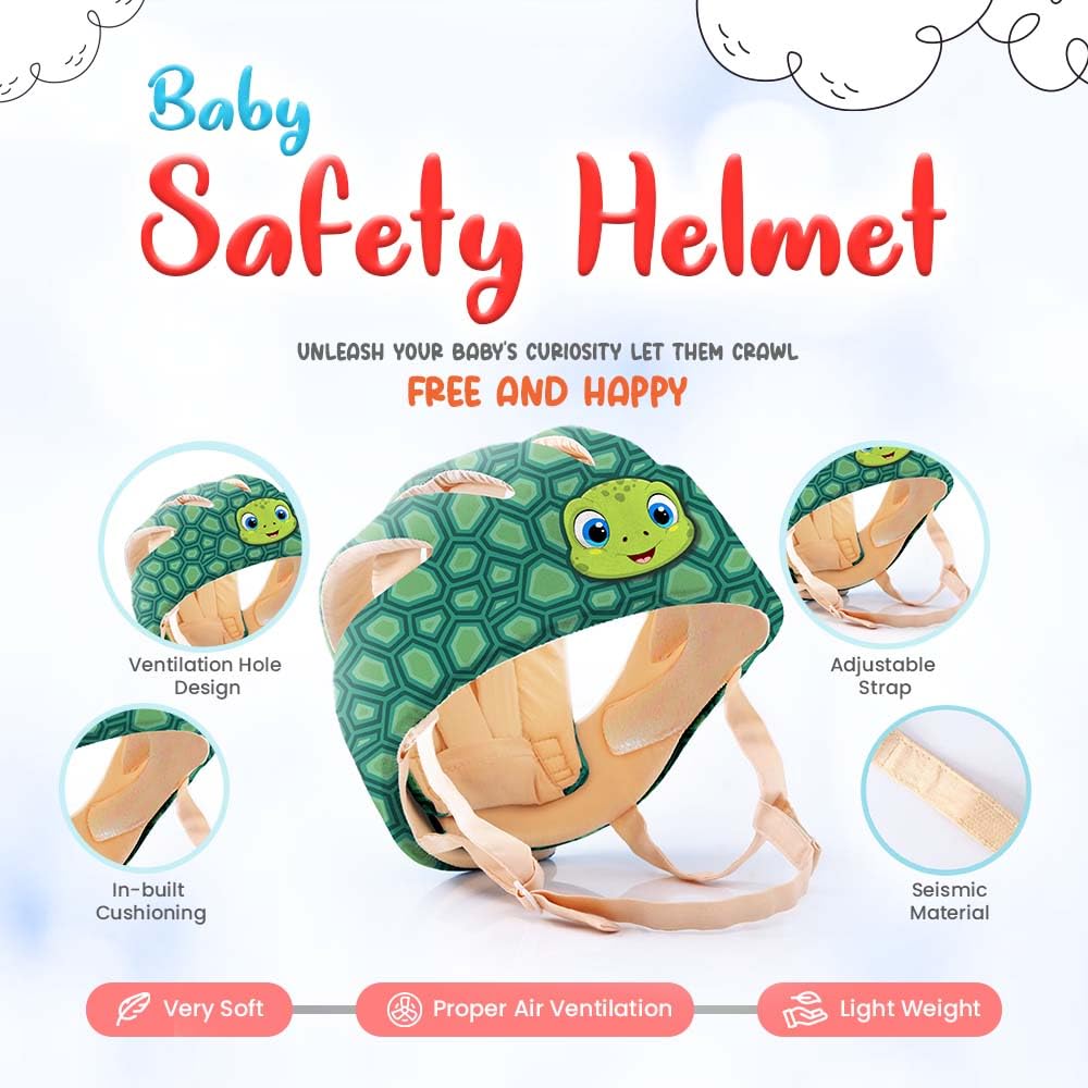 Baby Head Protector (Yertle), Kneepad , Corner Guard & Cabinet Lock