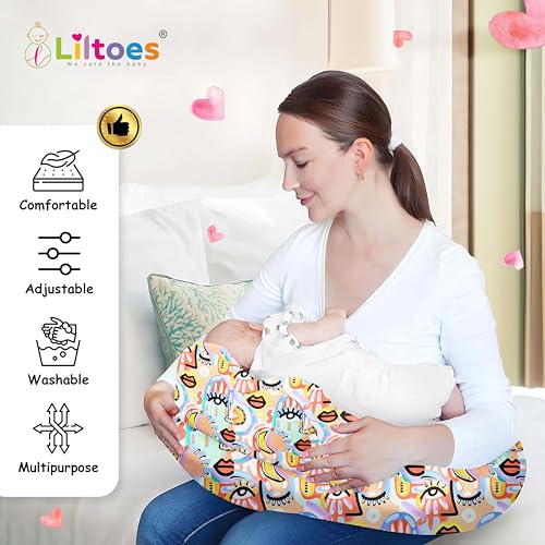 Baby Feeding Pillow (Doodle Face - PACK OF 3)