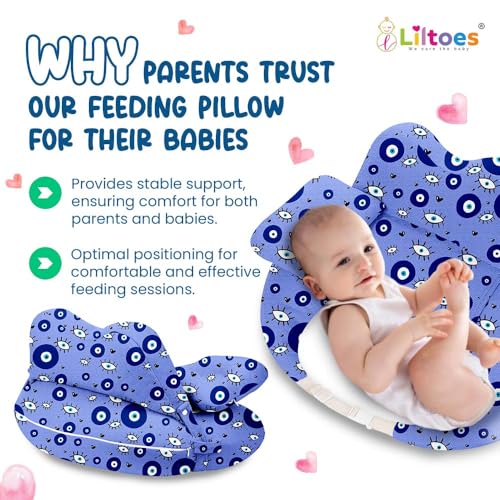 Baby Feeding Pillow (Nazzar Battu - PACK OF 3)