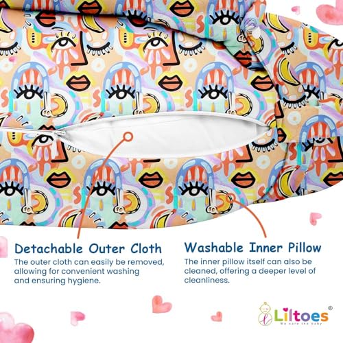 Baby Feeding Pillow (Doodle Face - PACK OF 3)