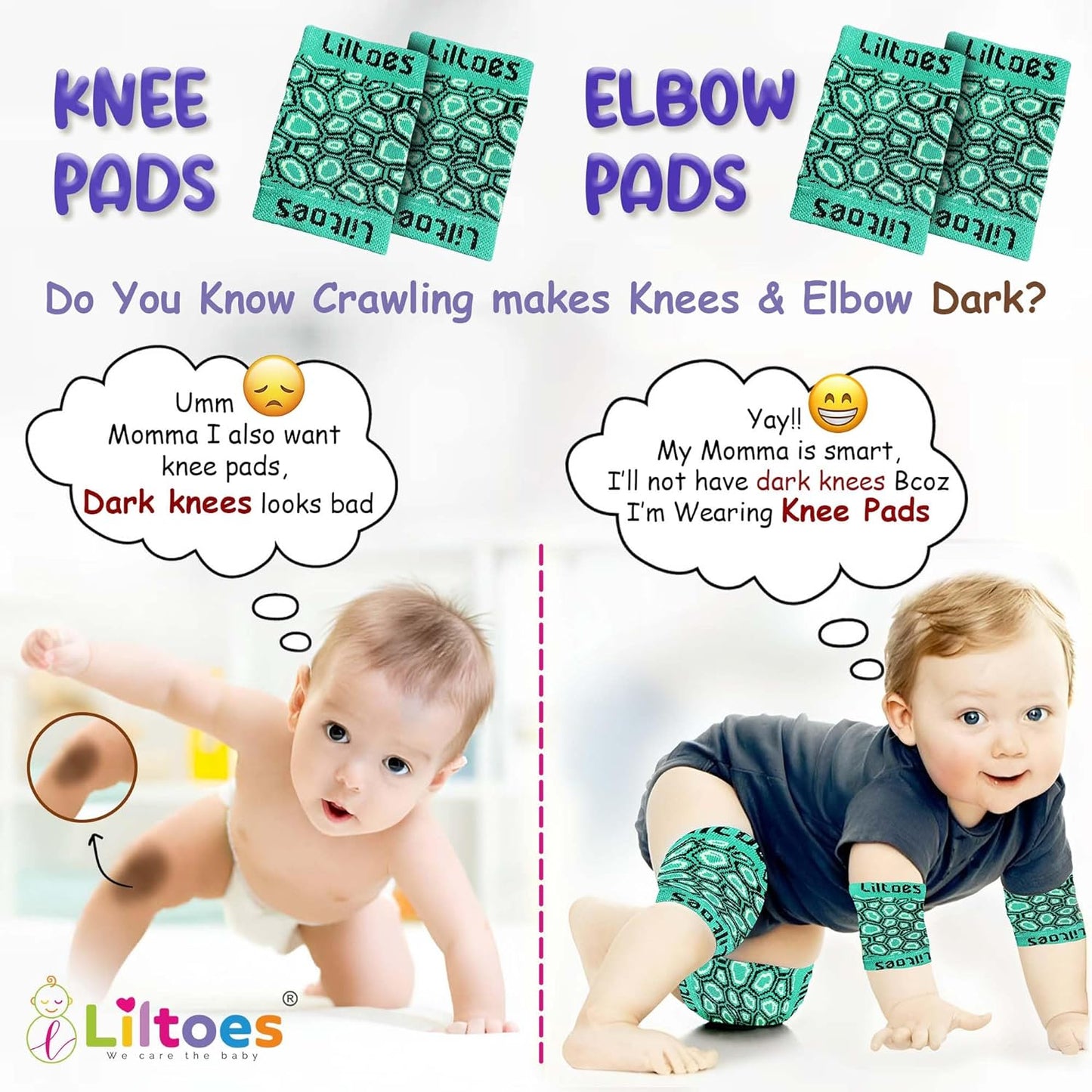 Baby Head Protector (Yertle), Kneepad , Corner Guard & Cabinet Lock