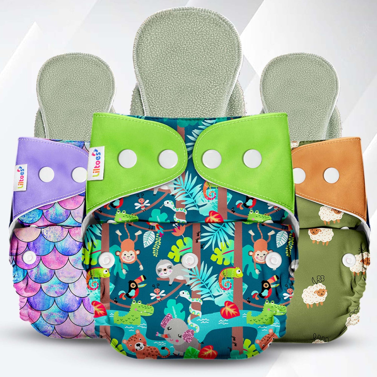 Cloth Diapers (Flying Saucer + Boogie Monkey)