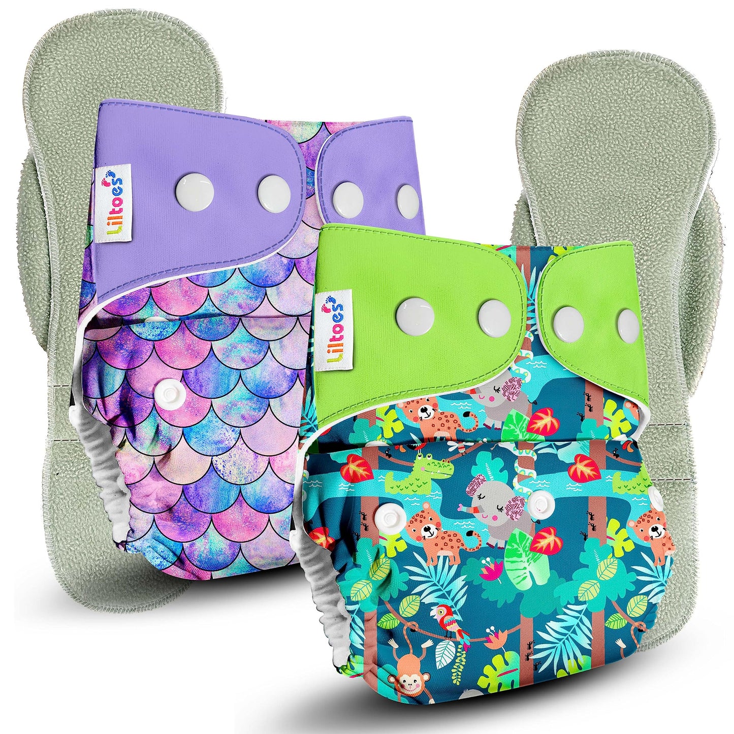 Cloth Diapers (Flying Saucer + Boogie Monkey)