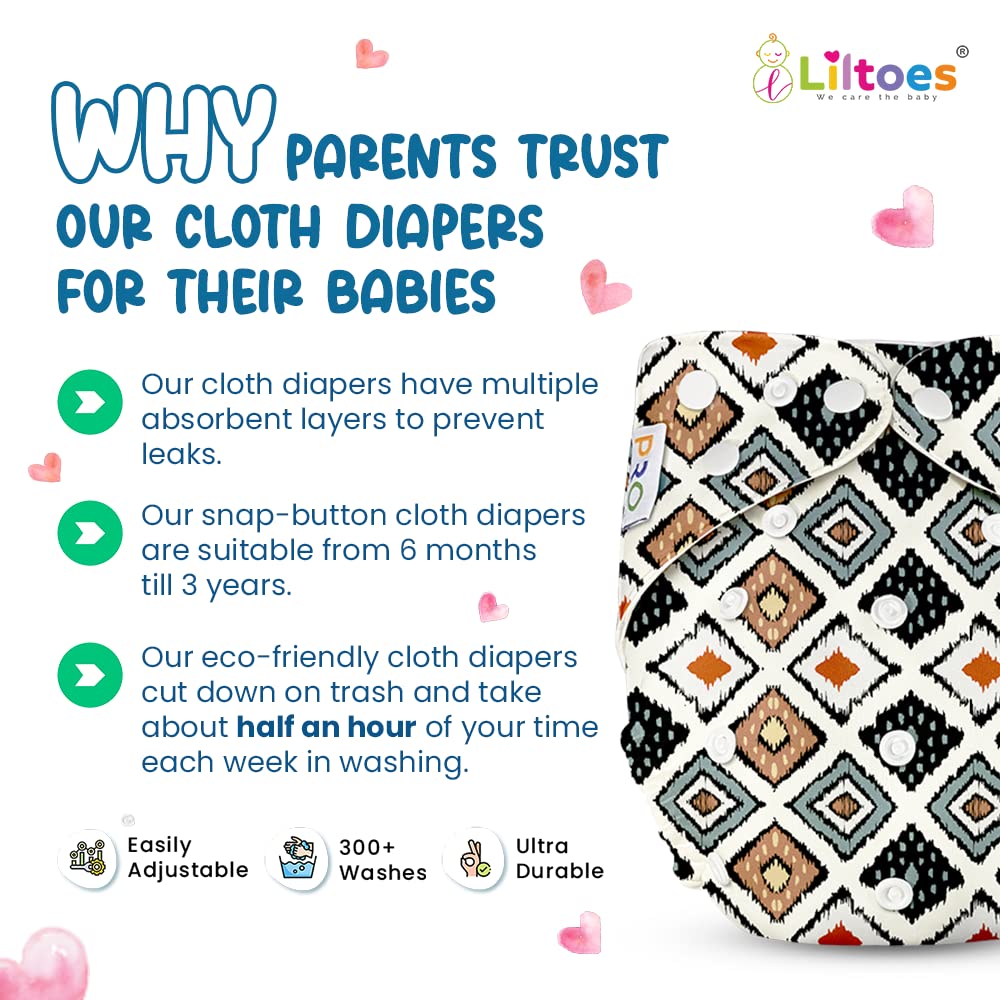 Cloth Diaper (FLOWER & SQUARE)