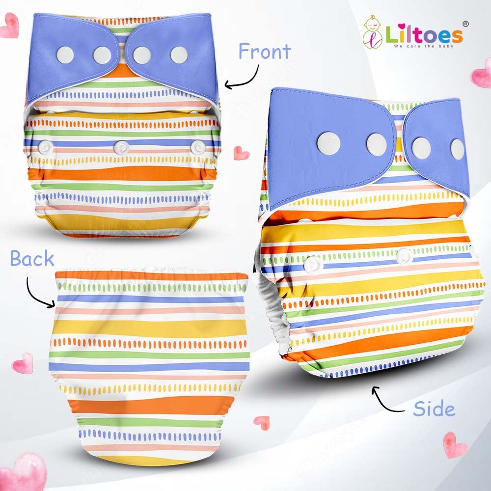Cloth Diaper (Jazzy Lines)