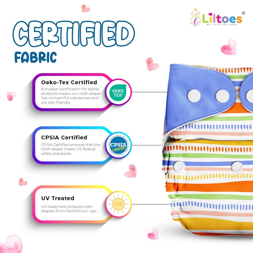 Cloth Diaper (Jazzy Lines)