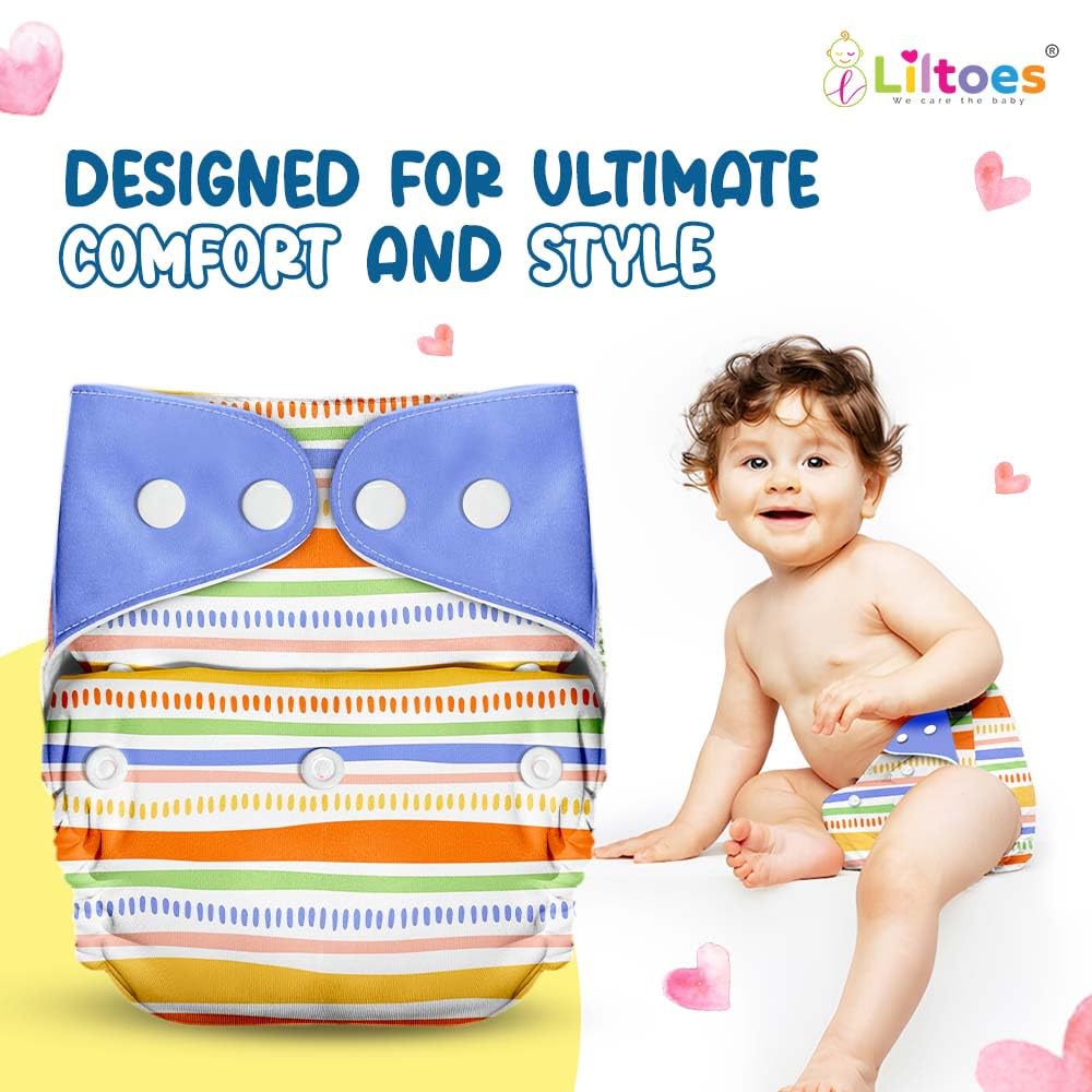 Cloth Diaper (Jazzy Lines)