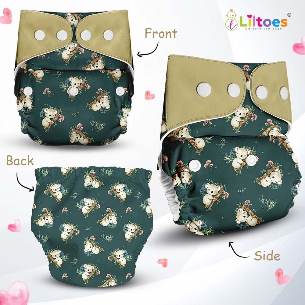 Cloth Diaper (Dozing koala)