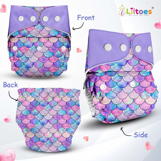 Cloth Diaper (Little Mermaid)