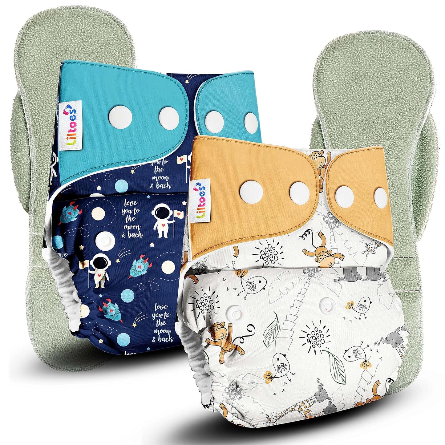 Cloth Diapers (Boogie Monkey & Flying Saucer)