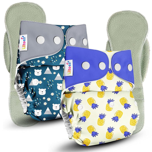 Cloth Diaper (Ice Polar & Hawaiian Pineapple)