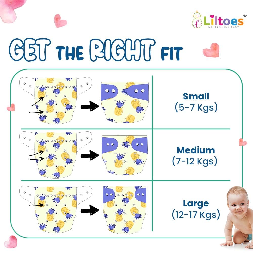 Cloth Diaper (Ice Polar & Hawaiian Pineapple)