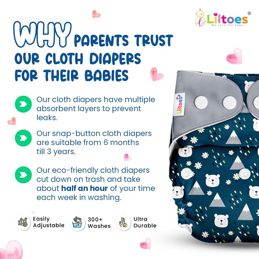 Cloth Diaper (Ice Polar & Hawaiian Pineapple)
