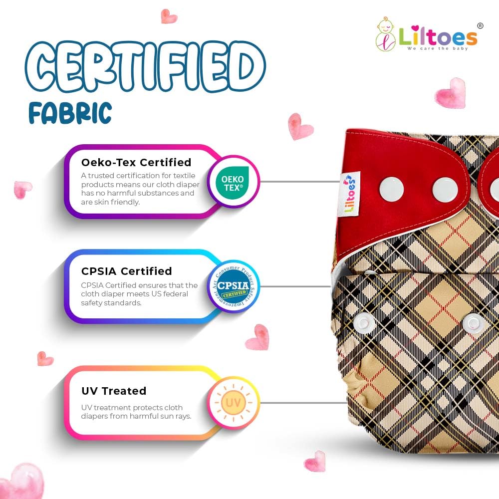 Cloth Diaper (Avo Baby & Duplin Checkered)