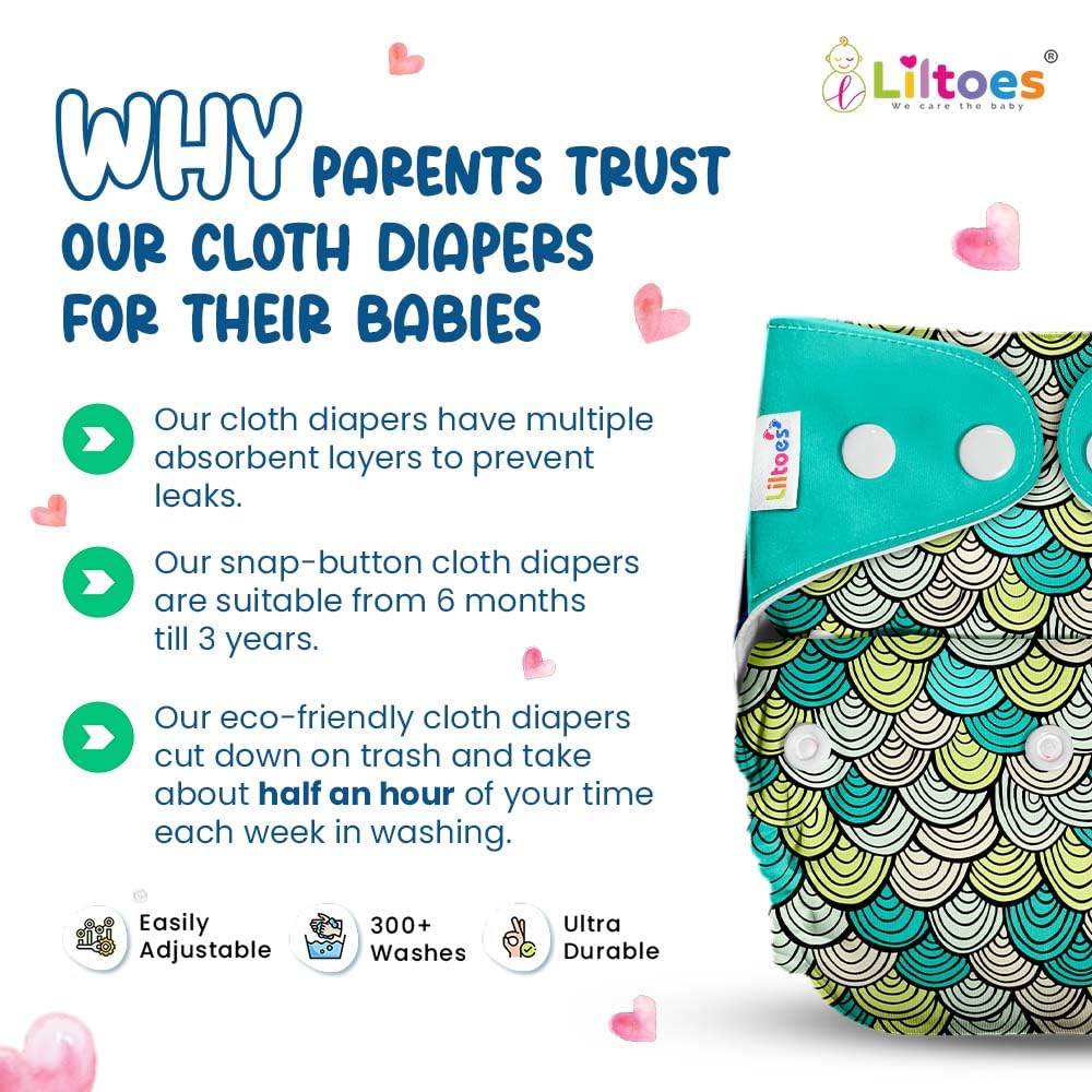 Cloth Diaper (Dozing Koala & Maze Green)