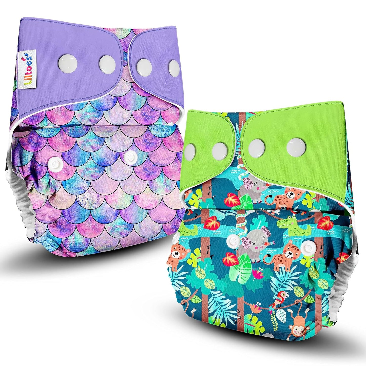 Cloth Diaper (Jungle Safari & Little Mermaid)