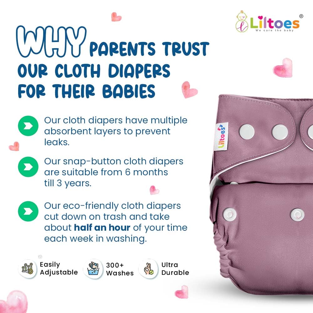 Cloth Diaper (Dusty Rose)