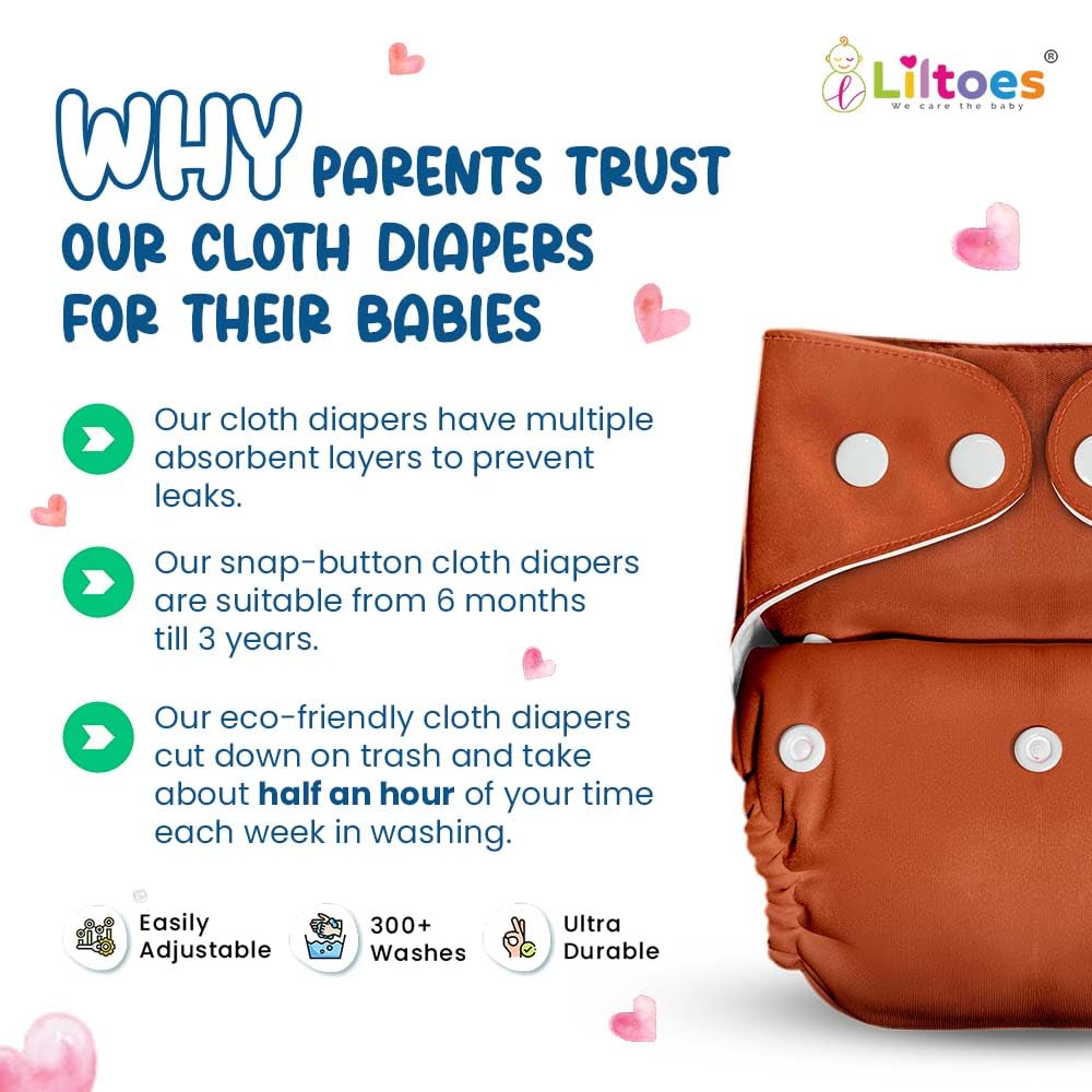 Cloth Diaper (Chocolate Brown)