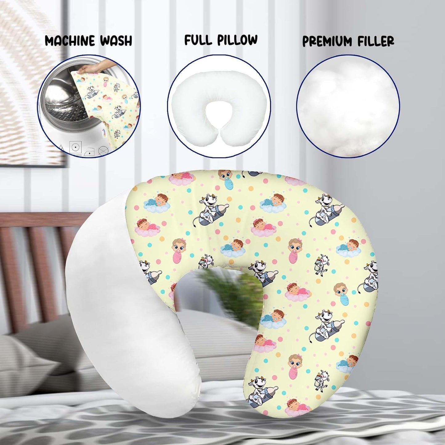 Baby Feeding Pillow (Sleepy Baby - PACK OF 1)