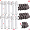 Baby Safety Corner Guards and Cabinet Locks Combo