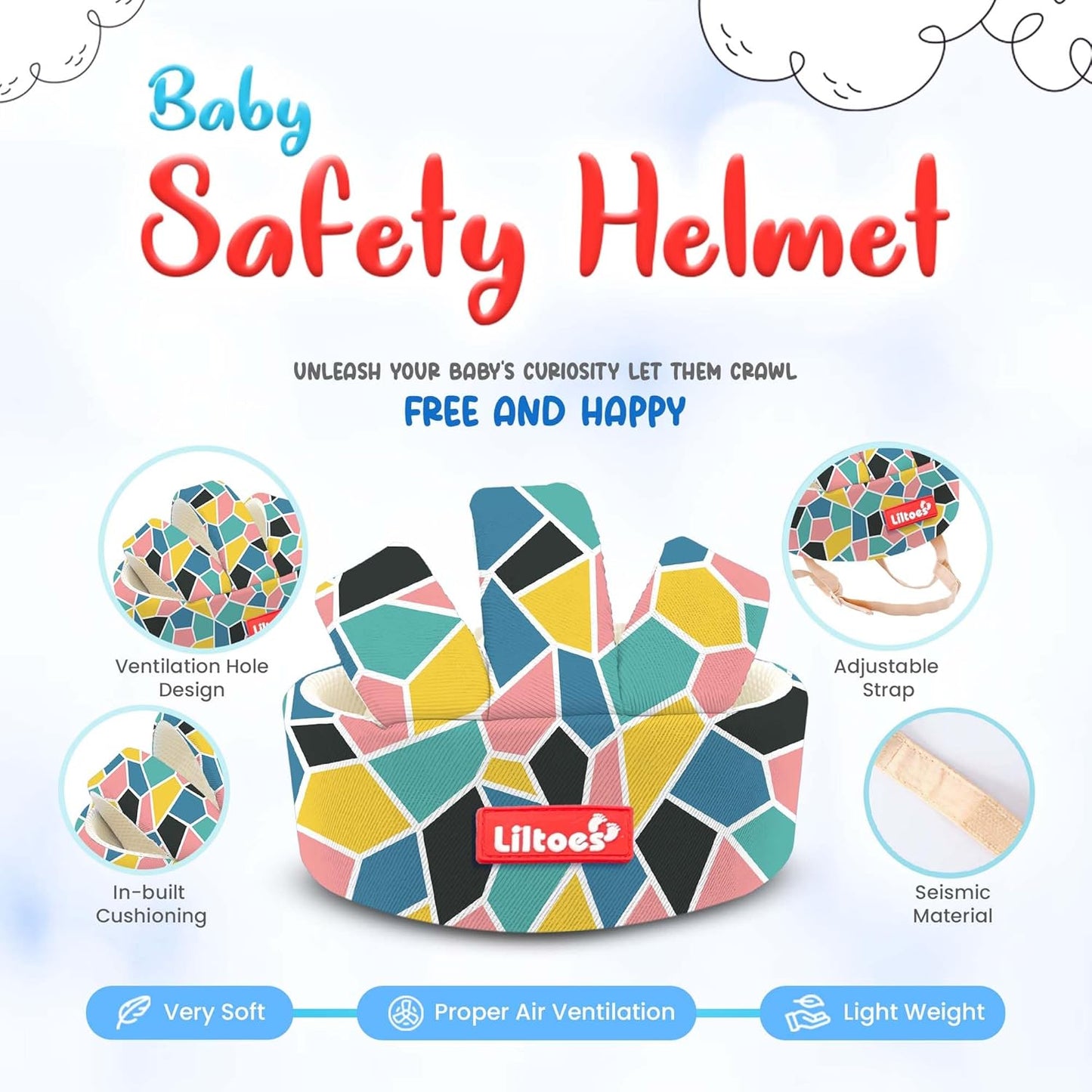 Baby Head Protector (Mosaic)