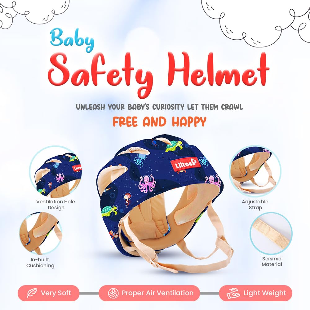 Baby Head Protector (Aqua Alien)
