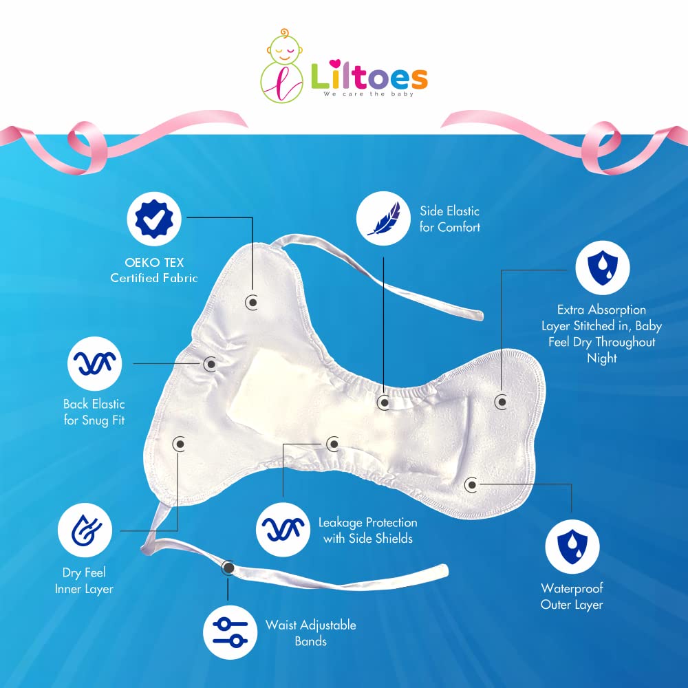 CLOTH NAPPY PACK OF 3 (DONUT, UNICORN & PINK)