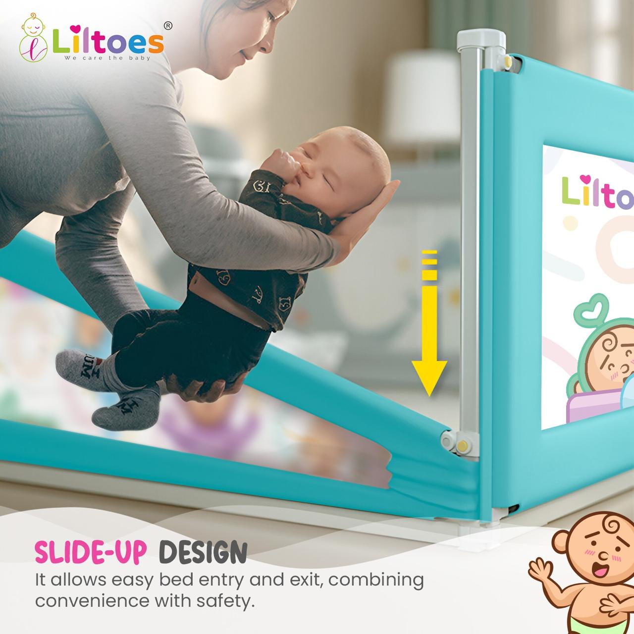 Baby Bed rail (Blue)