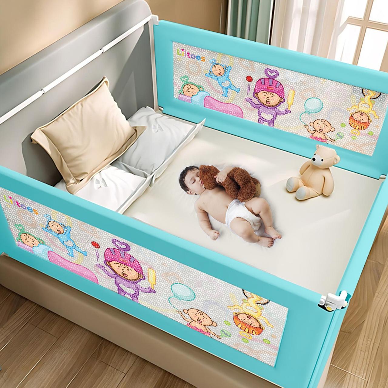 Baby Bed rail (Blue)