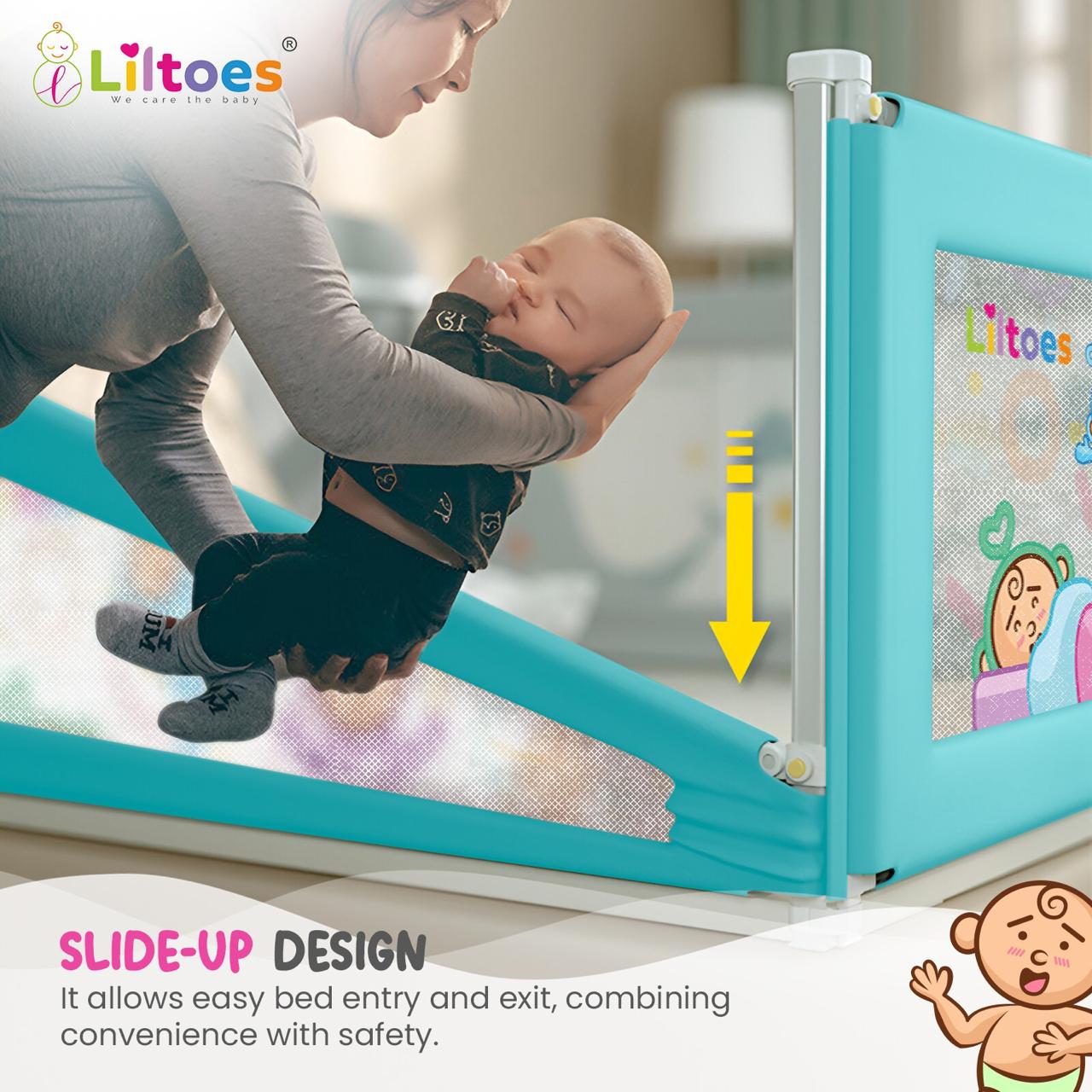 Baby Bed rail (Blue)