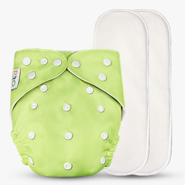 Pro Reuseable Cloth Diaper Green