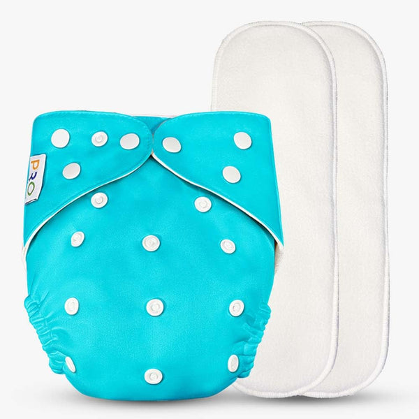 Pro Reuseable Cloth Diaper Blue