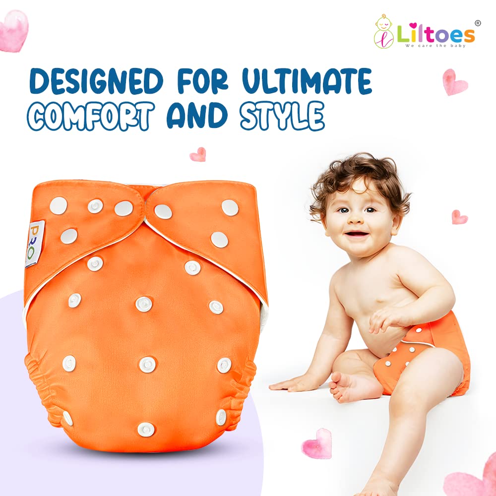 Pro Cloth Diaper (Orange)