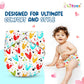 Pro Cloth Diaper (Star Blue & Heart)