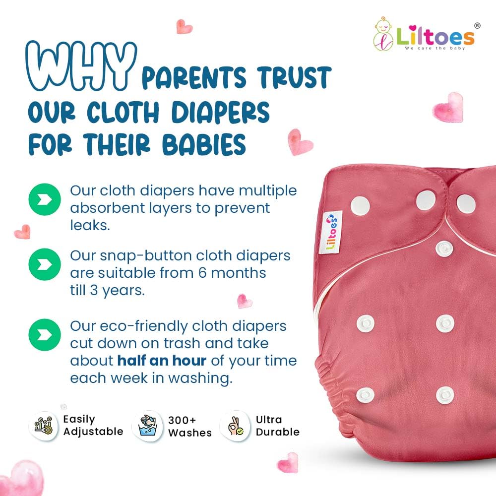 Pro Cloth Diaper (Pink)