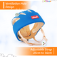 Baby Head Protector (Royal Blue) With Kneepad