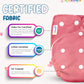 Multicolour Cloth Diaper With Inserts (Pack Of 7)