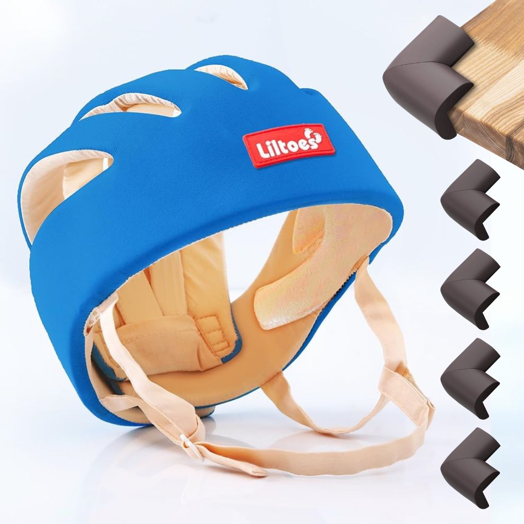Baby Head Protector (Royal Blue) & Corner Guard