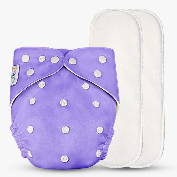 Pro Reuseable Cloth Diaper Purple