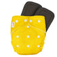 Cloth Diapers (Yellow) With Black insert