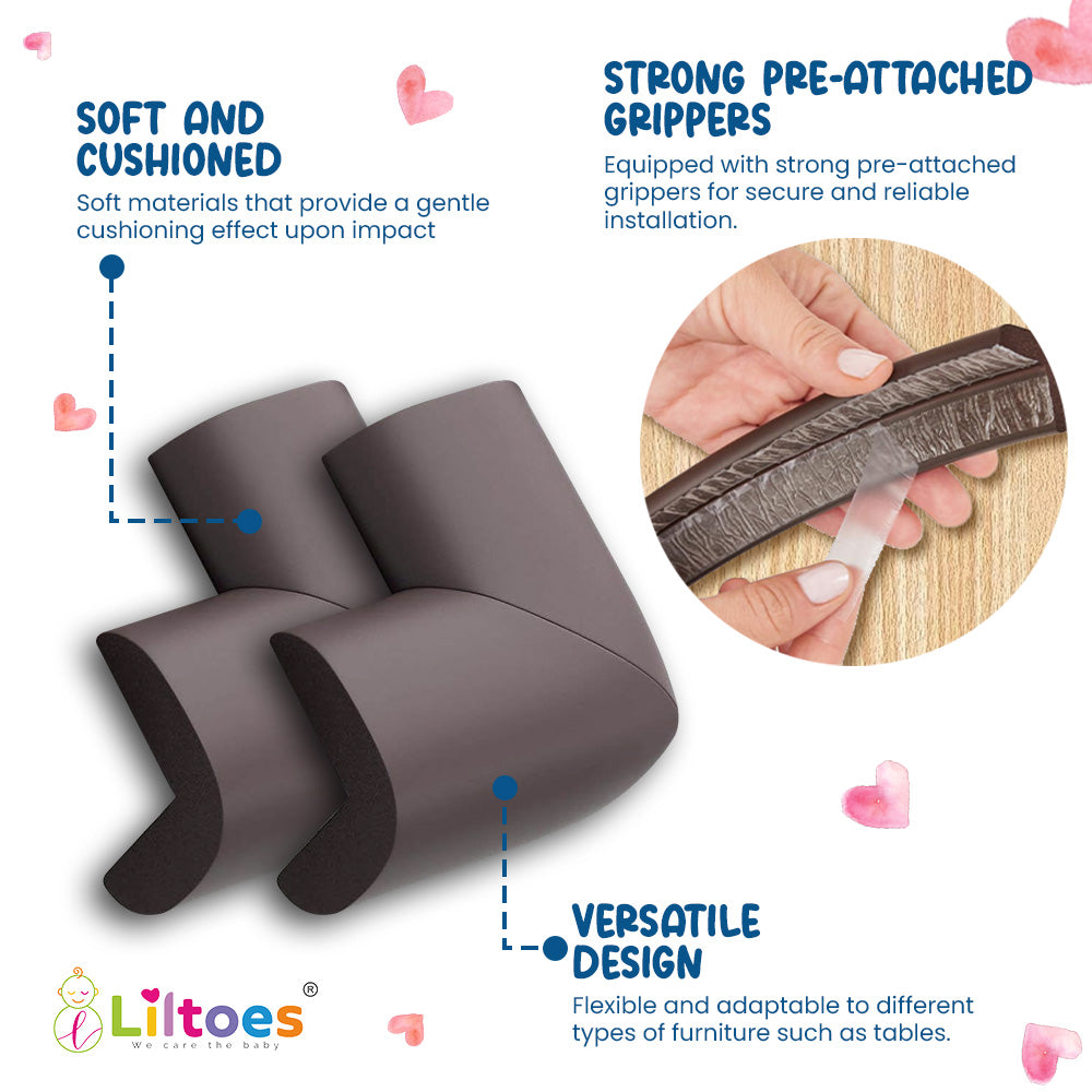 Baby Head Protector (Pink) & Corner Guard