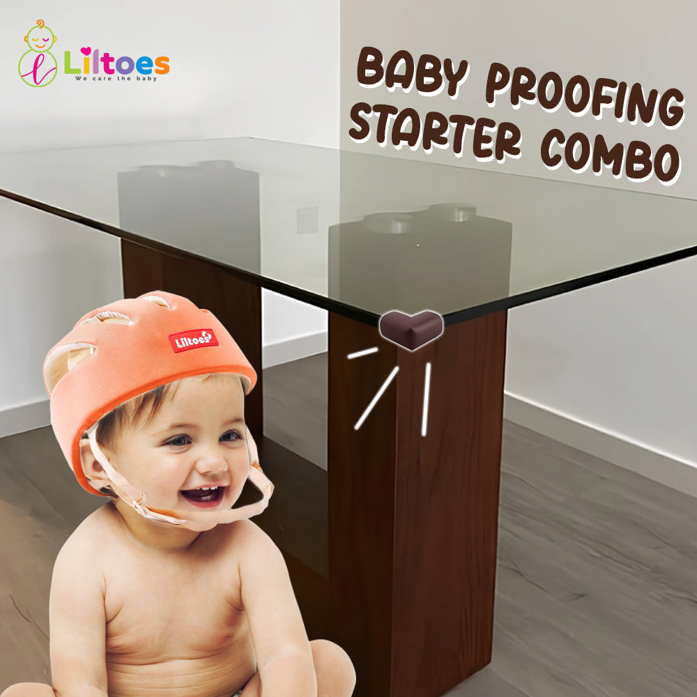 Baby Head Protector (Orange) & Corner Guard