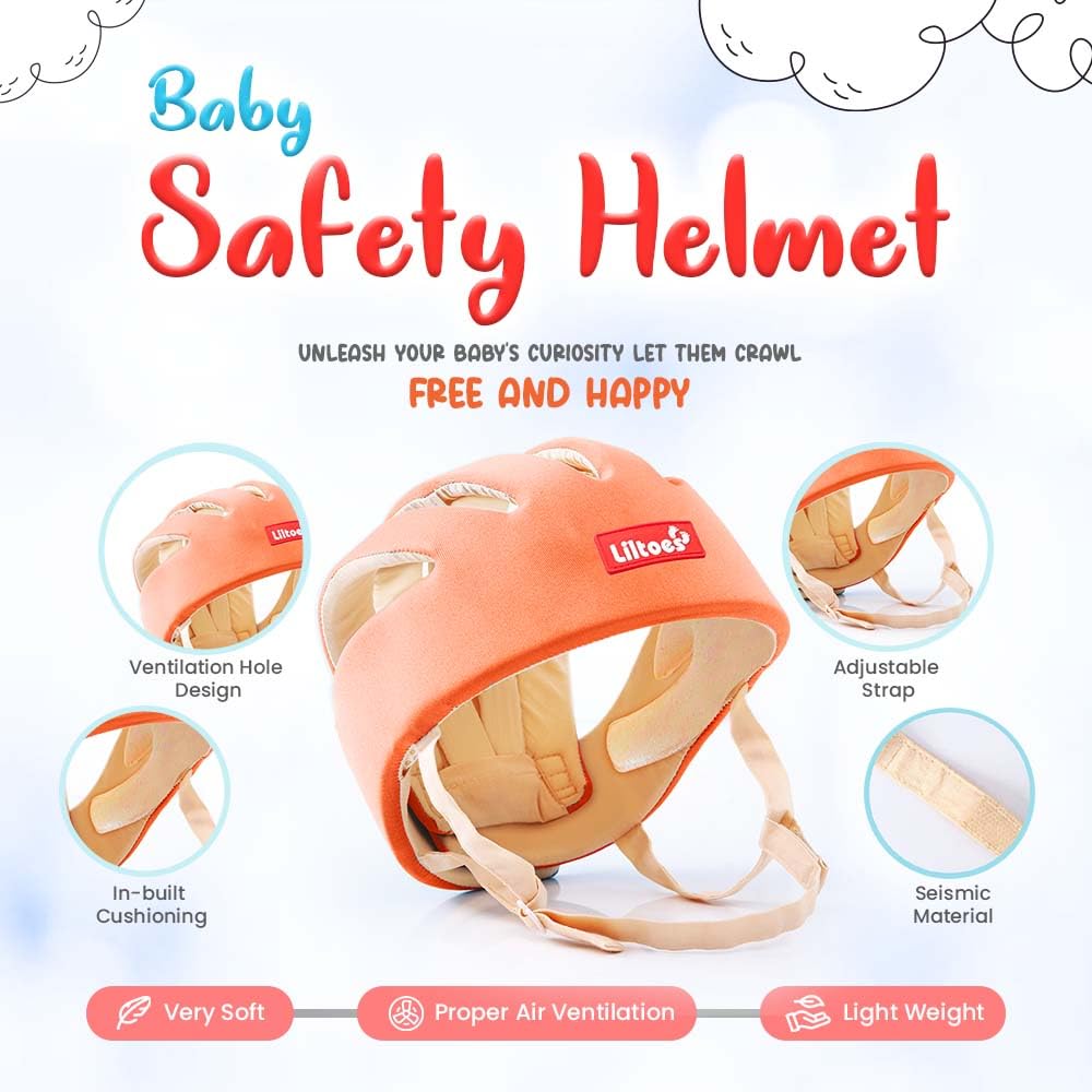 Baby Head Protector (Orange) & Corner Guard